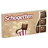 Schogetten Popcorn 1 x 100g Schokoladentafel, Vollmilchschokolade mit...