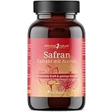 Safran Extrakt Kapseln - 180 Stück für 3 Monate - Mit 30 mg Safran aus...