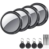 Air Tracker Tag Schlüsselfinder 4er Pack Schwarz, Koffer Tracker...