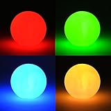 levandeo LED Kugel Farbwechsel - Kleine LED Lampe inklusiv Batterien -...