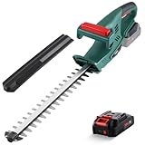 Akku Heckenschere, POSENPRO Elektro Heckenschere Elektrischer...