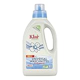 Klar eco Sensitive Universalwaschmittel Waschnuss 6x750ml, ohne Duft, 16...