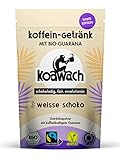 koawach Weisse Schokolade Pulver - Bio Schokolade Vegan mit Koffein aus...