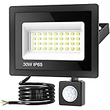 Kolpop Led Strahler mit Bewegungsmelder Außen, 30W 3000LM Led Fluter mit...