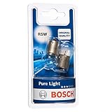 Bosch R5W Pure Light Fahrzeuglampen - 12 V 5 W BA15s - 2 Stücke