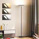 PreeOtti Stehlampe Wohnzimmer, 36W LED Deckenfluter mit Fernbedienung &...