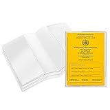 Impfpass Hülle neuer Impfpass 93 x 130 mm [3 Stück] Schutzhüllen für...