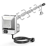 Onlyfire BRK-6032 Universal Verchromter Grillspieß Set, 100 cm Rotisserie...