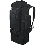 Vaupan Wanderrucksack, 100L großer Campingrucksack, erweiterbarer...