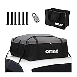 OMAC Auto Dachbox 500 Liter Faltbare wasserdichte Dachtasche Gepäckbox mit...