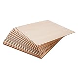 30 Stück Sperrholzplatte 3mm, 400 x 400 mm Sperrholz Holzplatten zum...