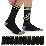 Mowenti Socken Herren 39-42 Herrensocken Dicke Thermosocken Schwarz...