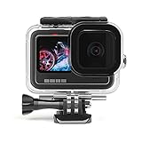D&F Wasserdichtes Schutzgehäuse für Go Pro Hero 10/9 Black, 60M/197FT...