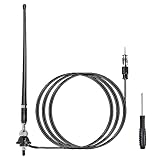 RED WOLF Marine Radio Antenne Flexible, Gummi Ente Antenne FM AM für Boot...