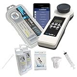 Pool Lab 1.0 Tragbarer Poolwassertester, Modell POL01, Weiß und Schwarz