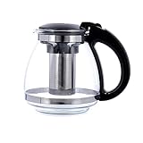 Quid Serenia Teekanne, Glas, Filter, Edelstahl, 1,5 l, nicht...