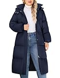 HEEKPEK Damen Wintermantel in Übergröße, lange Pufferjacken, gesteppt,...