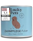 Lucky Pets Zahnpflege Pulver für Hunde TESTSIEGER I Zahnsteinentferner...