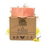 PAOS Schwefelseife, Naturseife, Akneseife, Haarseife, ca.150g Naturprodukt,...