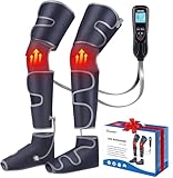 Beinmassagegerät mit Wärme für die Durchblutung, Luftkompressions-Fuß-,...