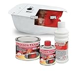 Power Tank - Tankversiegelung Motorrad 2k Rot 350 g Set Tankentroster Innen...