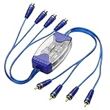 MEIRIYFA Auto Audio Noise Isolator Filter, 4-Kanal RCA Ground Loop Isolator...