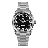 watchdives VH31 Quarzuhr, WD0006 Edelstahl-Armbanduhr 38mm Gewölbtes...