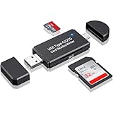 SD-Kartenleser, 3 Anschlüsse USB 2.0-Micro SD Card Reader & USBC...