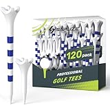 SAPLIZE Golf Tees Plastik 120 Stück (83mm, 100 Abschlagtees für Driver +...