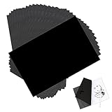 UKOFEW 100 Blatt Kohlepapier, Transferpapier, Schwarzes Kohlepapier...