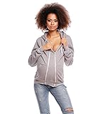 Selente Mummy Love 1478 Damen Kapuzenpullover/Langarmshirt zum Stillen und...