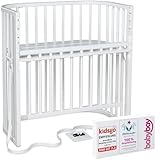 babybay Boxspring Comfort Plus Beistellbett aus massivem...