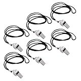 ELAYARD 6 Stück Coaching Whistle Überlebenspfeife Notfallpfeife...