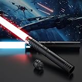 Laserschwert Kinder, RGB 15 Farben 2 in 1 Lichtschwert, Duell Lightsaber...