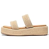 Erocalli Plateau-Sandalen für Damen, niedlicher Keilabsatz, Espadrilles,...