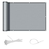 SUNNY GUARD Balkon Sichtschutz 90x300cm HDPE Balkonverkleidung...