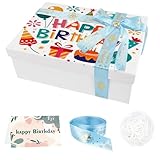 Geschenkbox Mit Deckel Geburtstag Kinder, Happy Birthday Geschenkkarton Mit...