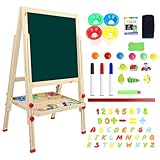 Dripex Kinder Tafel Holz Kindertafel Malerei Holztafel Doppelseitige...