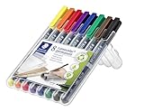 STAEDTLER permanenter Universalstift Lumocolor, wisch- und wasserfest,...