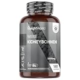 Kidneybohnen Extrakt 5000mg - Mit Zink & Chrom - 180 Kapseln für 6 Monate...