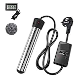 EDEDE Poolheizung, 2500-W-Tauchsieder, automatischer Timer for Poolheizung,...