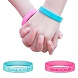 Gutmarkiert - Zwei personalisierte SOS Armbänder aus Silikon...