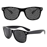 2 Stück Rasterbrille für Augentraining, Raster-Brille Augentrainer...