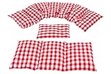 ALLES in ROT Kirschkernkissen 3 er Set Langes 80 x 18 cm 8 Kammer + 3...