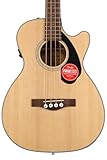 Fender CB-60SCE Acoustic Bass, Walnut Fingerboard, Natural, Comes with Free...