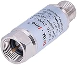 DUR-line® V3010 - Mini Inline Verstärker, Verstärkung 10 dB, für Sat...