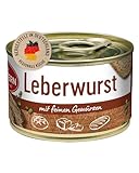 DREISTERN Leberwurst 160g I Mit Schweinefleisch & Gewürzen I Herzhafte...