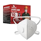10 Stück FFP3 Maske mit Ventil - CE Zertifiziert - Hochwertiger Atemschutz...