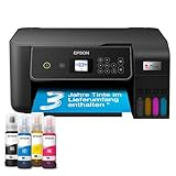 Epson EcoTank ET-2870 A4-Multifunktions-Wi-Fi-Tintentankdrucker, mit einem...