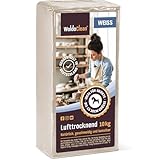 Modelliermasse Weiß 10 kg lufttrocknend & bemalbar - fein &...